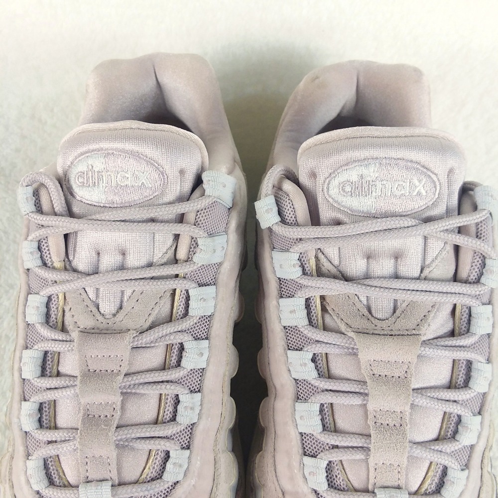 Nike Women Air Max 95 LX Particle Rose-White Size 9 Trainers AA1103-600 Sneakers - Picture 9 of 14